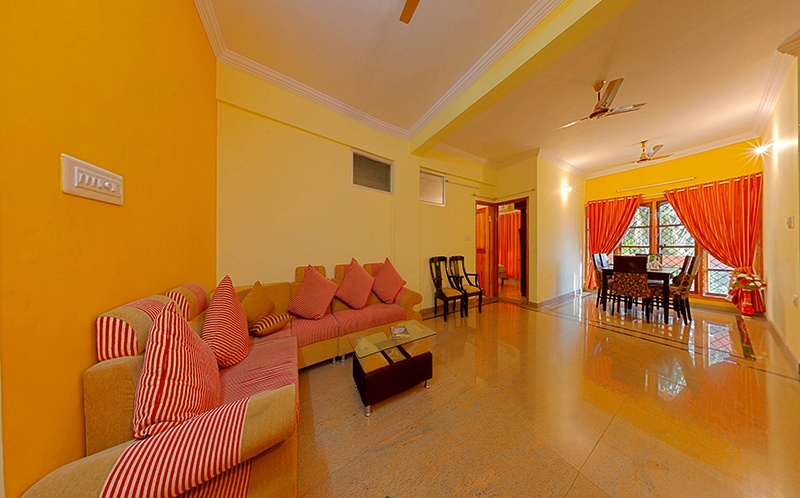 Living Room in an apartment of MK Greens Gardenia Mysore