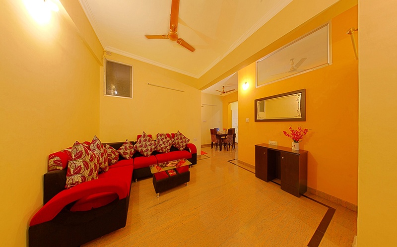 Living Room in an apartment of MK Greens Gardenia Mysore